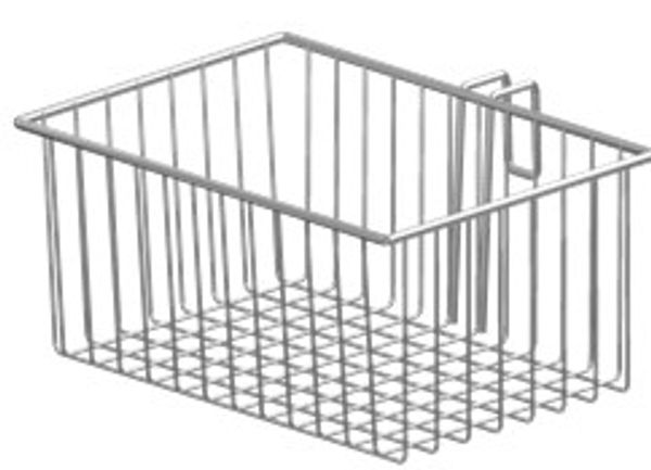 Hovedbilde Trådkurv 7 liter, konisk form med krok til T-spor ...